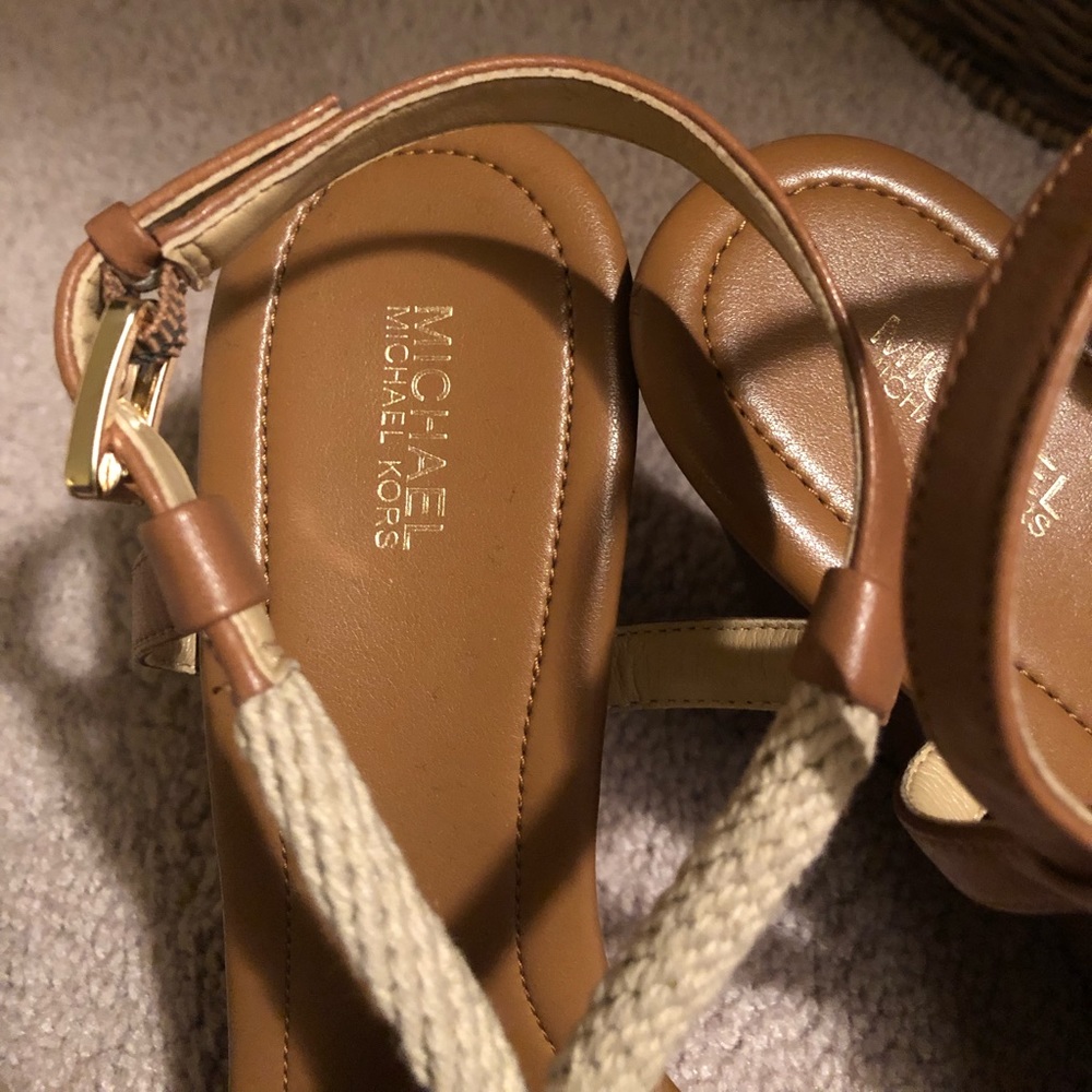 Michael Kors wedges, size 10M, never worn